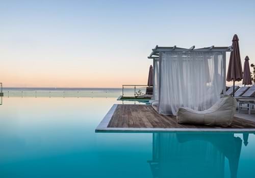 Infinity pool, Golden Mare Barbati Hotel, Barbati, Corfu, Greece