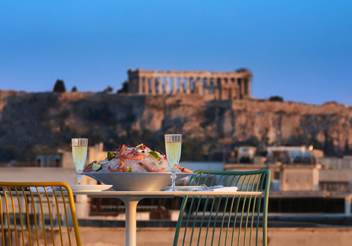 Dinner with views of Acropolis at Acropol Athens 